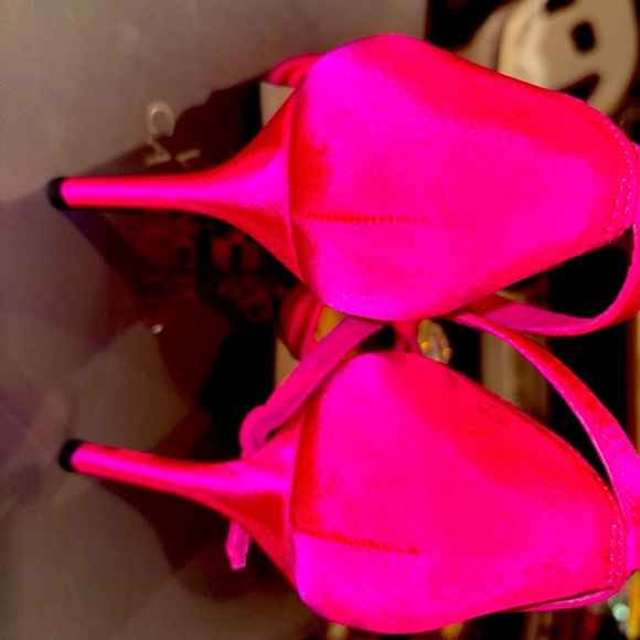 ZBY Women’s Shoes Heels Pink Size 6.5 - Picture 2 of 10